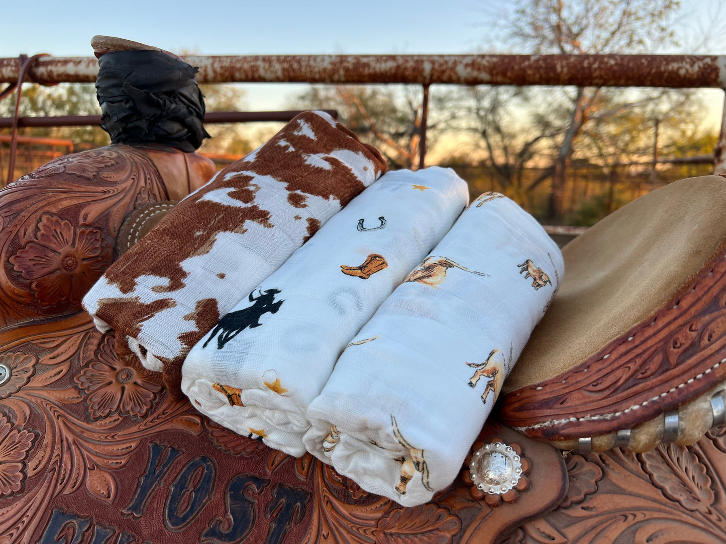 On The Range Newcastle Swaddle 3-Pack