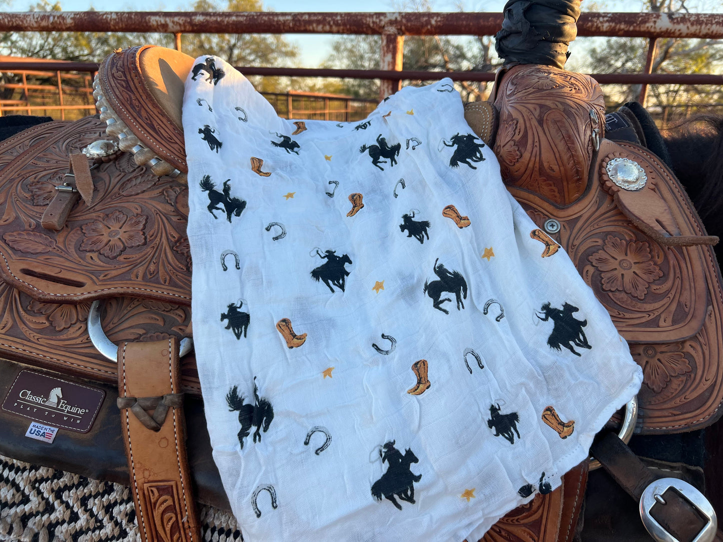 Cowboys Newcastle Swaddle