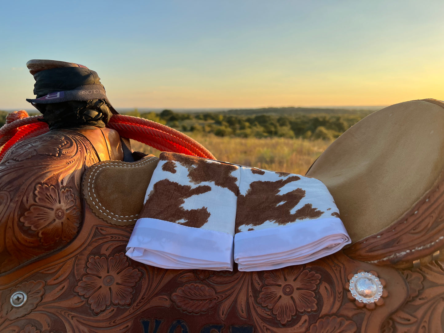 Cowhide Newcastle Security Blankie 2-Pack