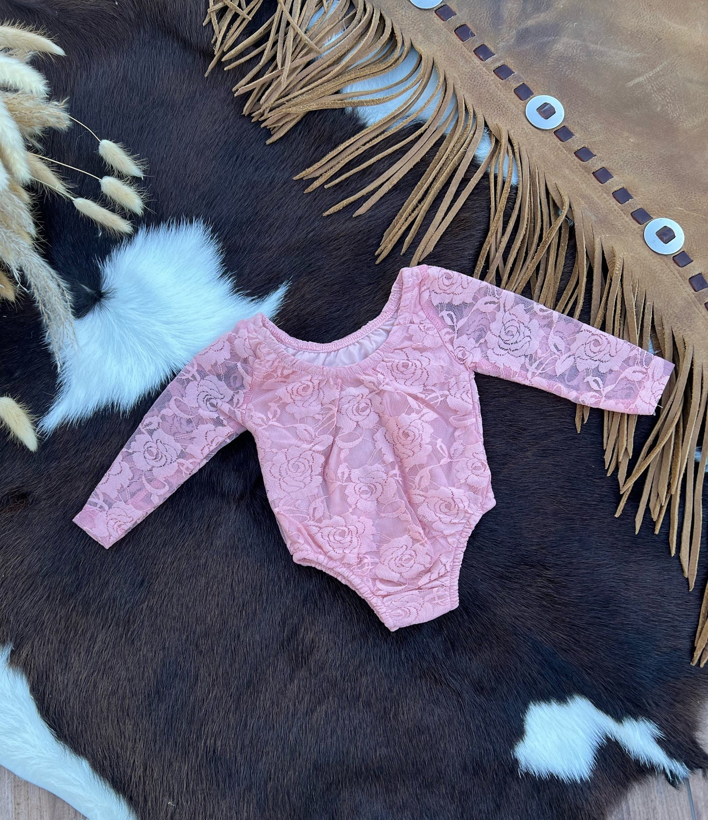 Lana Lace Leotard - Mauve