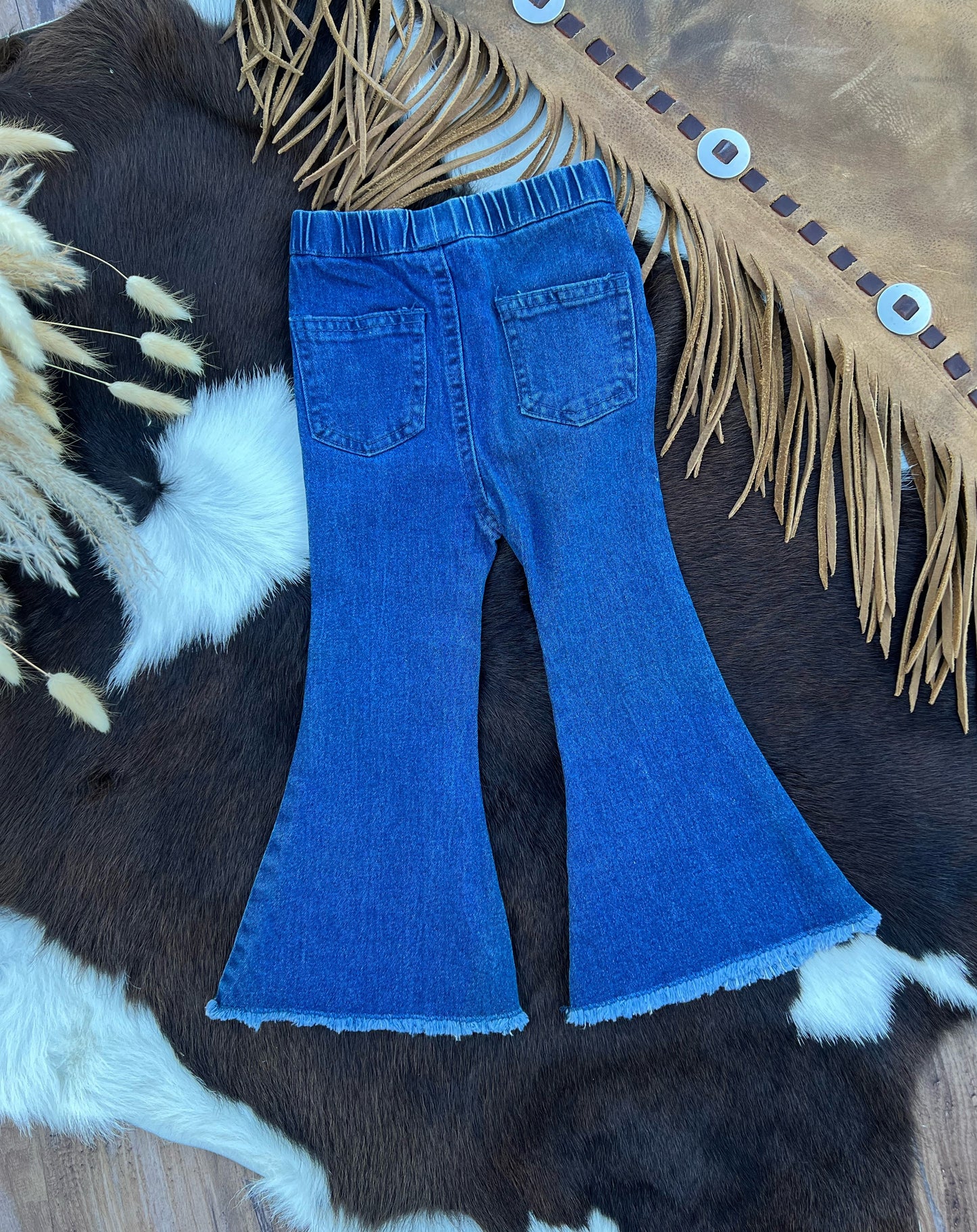 Sophie Denim Bell Bottoms - Dark Wash