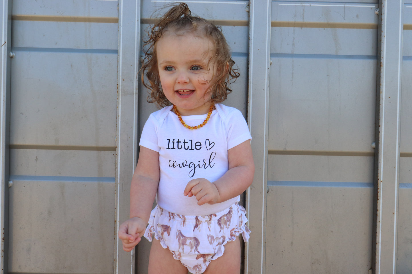 Little Cowgirl Western Baby Bodysuit